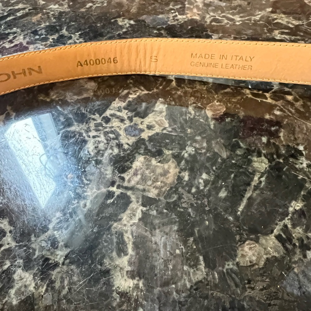 St John leather Monogram Belt, small - Picture 9 of 10